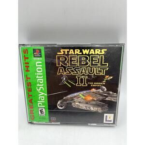 Star Wars: Rebel Assault II - The Hidden Empire Greatest Hits, PS1, CIB